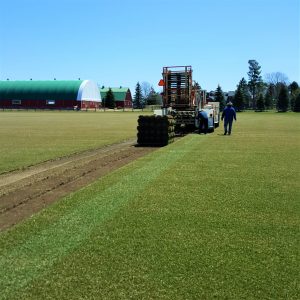 We’re harvesting sod for the 2018 season starting on Monday!!