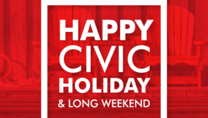 WE HOPE EVERYONE HAS A SAFE AND HAPPY LONG WEEKEND!