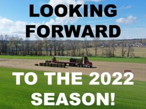 Caption "Looking forward to the 2022 season" with picture of truck with skids beside it.
